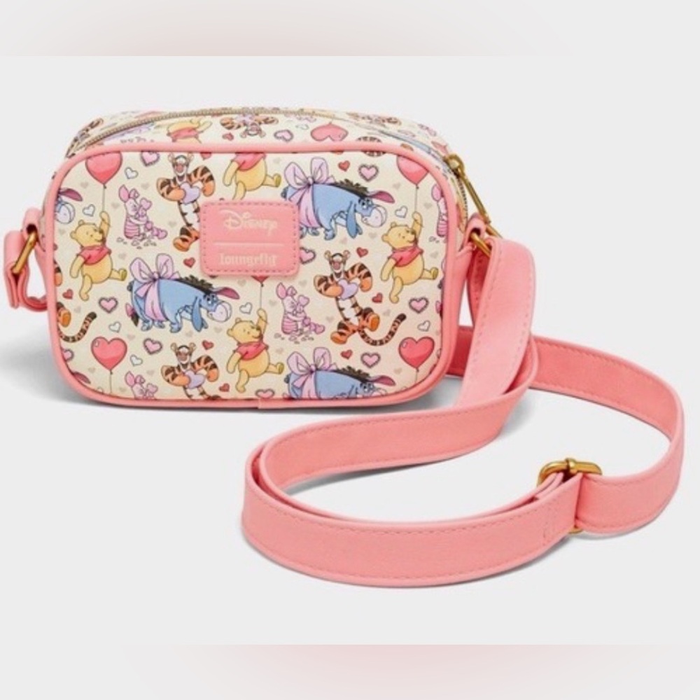 Disney Loungefly Winnie the Pooh Camera Crossbody Bag- NWT